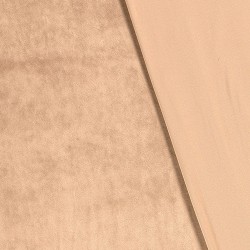 Tecido Veludo Malha Jersey Cappuccino | Tecidos Lobo