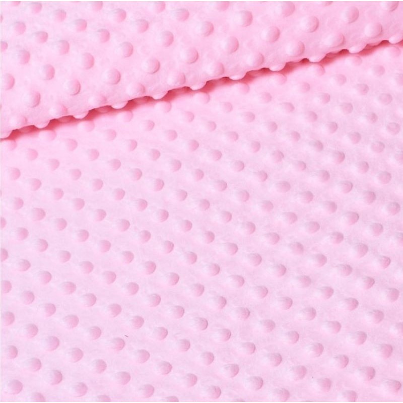 Tecido Minky Rosa Claro 4€19 Polar Pelúcia | Tissus Loup