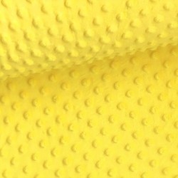 Tecido Minky Amarelo Vivo | Tissus Loup