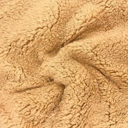 Tecido de Pele Teddy Cor Camelo | Tecidos Lobo