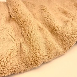 Tecido de Pele Teddy Cor Camelo | Tecidos Lobo