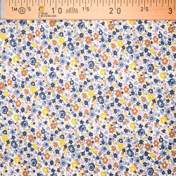 Tecido de Algodão Liberty Flores do Campo Multicolorido | Tecidos Lobo