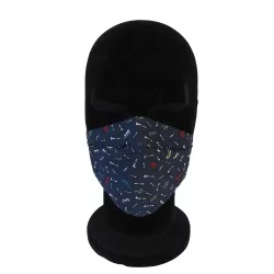 Máscara de proteção Jogo de Xadrez com dobras reutilizáveis AFNOR | Tissus Loup