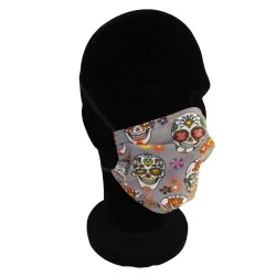 Máscara de proteção dobrável Calavera | Tissus Loup
