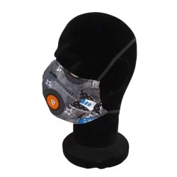 Máscara de proteção Rock & Roll design moderno reutilizável AFNOR | Tissus Loup