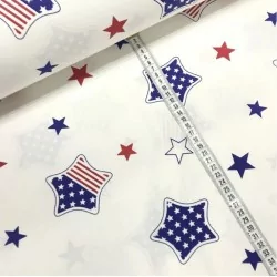 Tecido de Algodão Estrela Americana | Tissus Loup