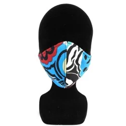 Máscara de proteção barreira Art design na moda reutilizável AFNOR | Tissus Loup