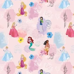 Tecido de Algodão Princesas Disney | Tissus Loup