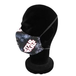 Máscara de proteção barreira Dark Vador design na moda reutilizável AFNOR | Tissus Loup
