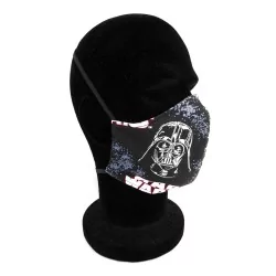 Máscara de proteção barreira Dark Vador design na moda reutilizável AFNOR | Tissus Loup