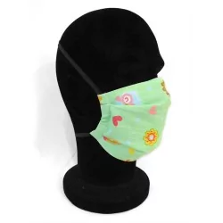 Máscara de proteção leve Coruja para o verão reutilizável AFNOR Made in Fayence | Tissus Loup