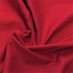Tecido de Algodão Vermelho Rubi | Tissus Loup