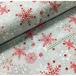 Tecido Natal Flocos de Neve | Tissus Loup