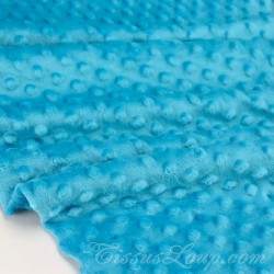Tecido Minky Azul Turquesa | Tecidos Lobo