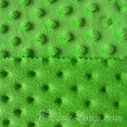 Tecido Minky Verde Papagaio | Tecidos Lobo