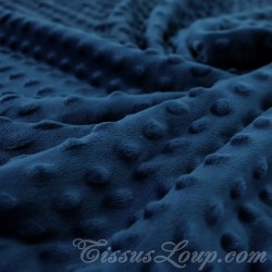 Tecido Minky Azul Marinho | Tecidos Lobo