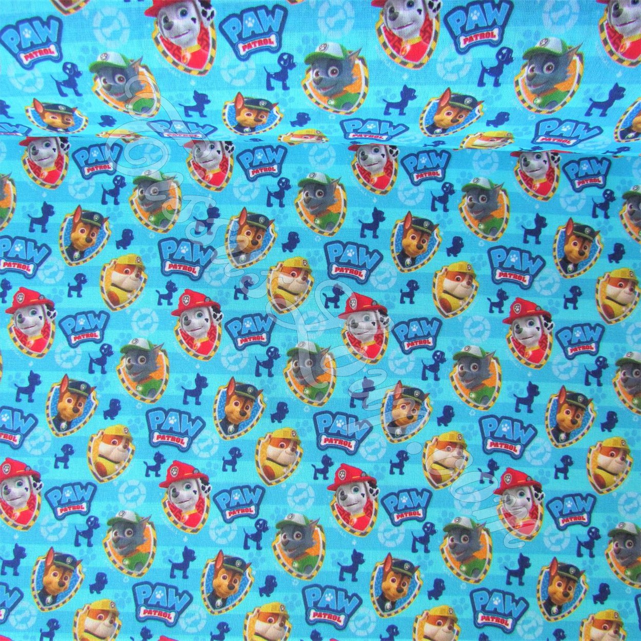 Tecido Patrulha Pata - PAW Patrol Fundo Azul — 4