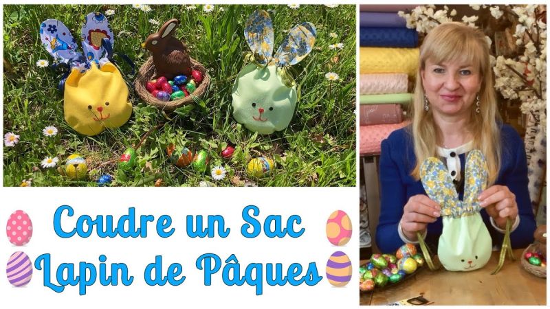 Tutorial de costura de Sacola de Coelho da Páscoa