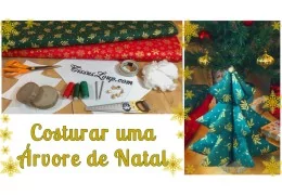 Tutorial de costura Árvore de Natal