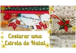 Tutorial de costura Estrela de Natal