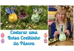 Tutorial de costura de Sacola de Coelho da Páscoa