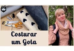 Costurar um snood reversível